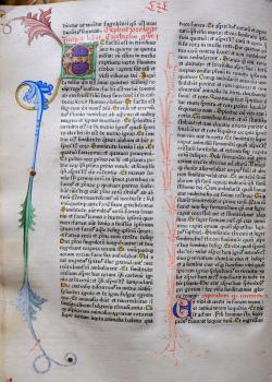 Biblia. [Basel: Berthold Ruppel, ca. 1468]. (GW 4207)  2°
