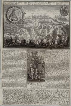 Joseph Friedrich Leopold (a publisher). A short message about the liberation of the city and fortress of Narva. Germany, 1700