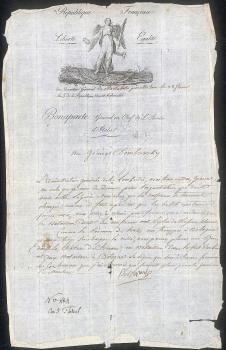 Napoleon Bonaparte. Letter to General Dombrowski. May 11, 1797 Montebello