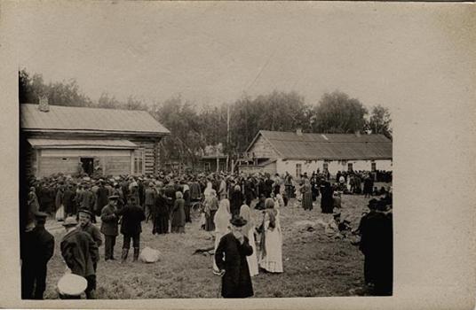 Reservists at the Assembly Point.