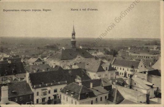 Перспектива старого города Нарвы