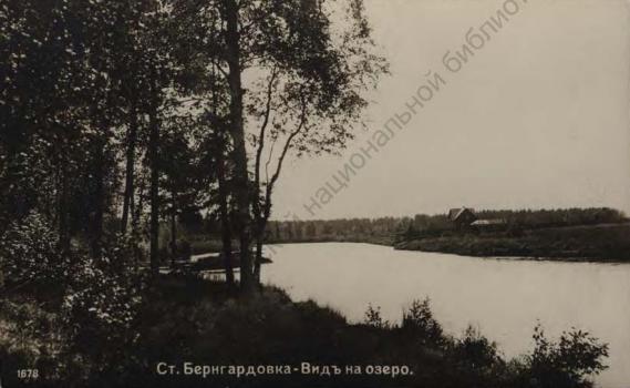 Ст. Бернгардовка. Вид на озеро