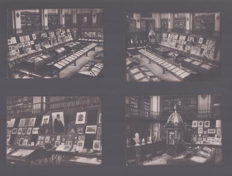 Выставка, посвященная В. В. Стасову в Государственной Публичной библиотеке, 1924 г. Фотография.