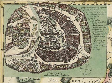 Moscva ad architypum Foedori Borissovitsi – [Amsterdam, 1613].