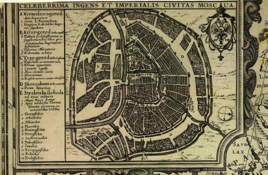 Celeberrima ingens et imperialis civitas Moscva. − [Amsterdam], 1634.