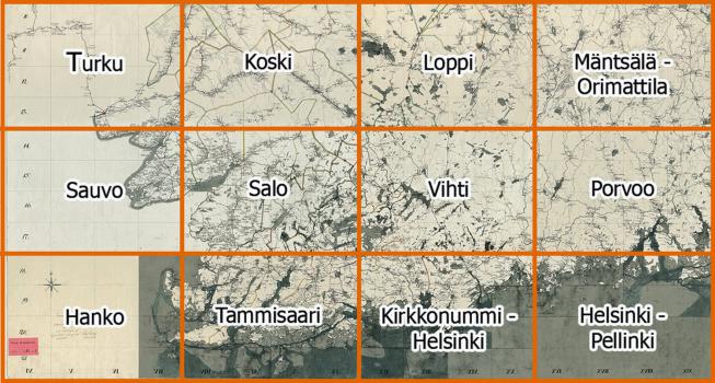 Kuninkaan tiekartasto Suomesta 1790. - Helsinki : SKS : AtlasArt, 2010.