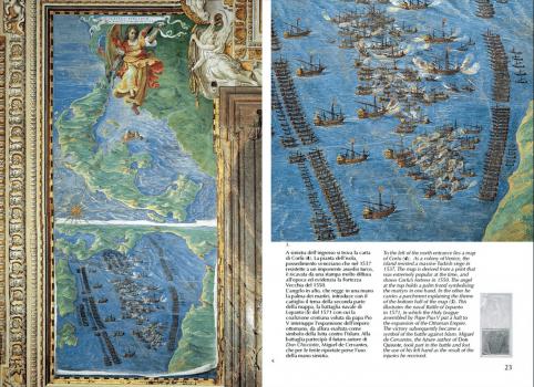 La Galerie des cartes géographiques du Vatican = La Galería de los mapas en el Vaticano. 
