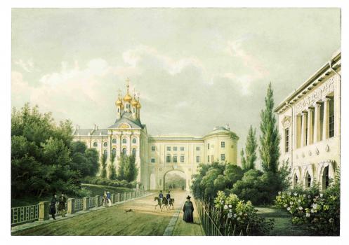 Придворная церковь в Царском Cеле. 1850-е гг. 
