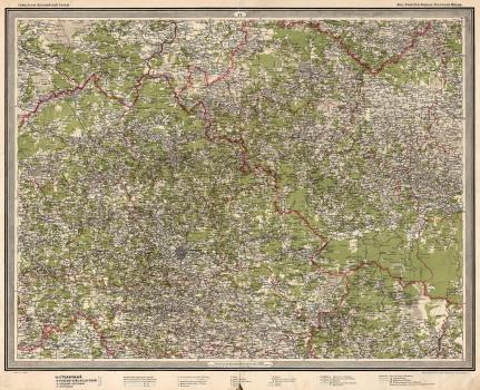 Специальная карта Европейской России. Л.57