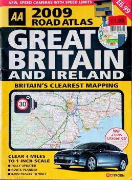 Great Britain and Ireland : 2009 road atlas. – Basingstoke : Automobile Association Developments Limited, 2008. К 4-Брит 7/186