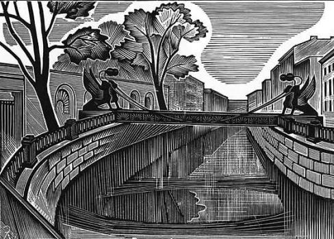 Ludmila Solodovnikova. The Bank Bridge. 1993