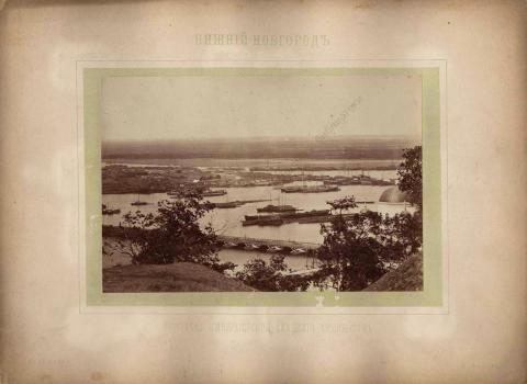 А. О. Карелин. Нижний Новгород. Вид на Волгу. 1880-е.