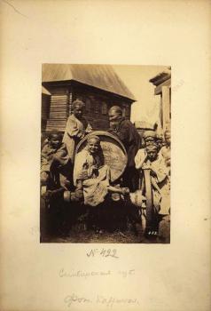 В. А. Каррик. Крестьянские дети у бочки-водовозки. 1870-е.