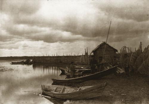 Е. П. Вишняков. Берег озера Пено у деревни Гришино. 1892.